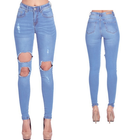 High waist skinny jeans - Picture 2 of 2